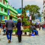 Gangtok in March 18 Shopping at MG Marg