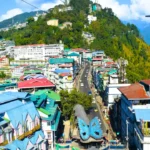 Gangtok in April 14 Gangtok in January